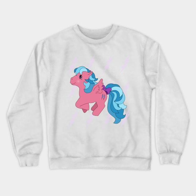 Dark Pink Pegasus Crewneck Sweatshirt by RavenWolfCat